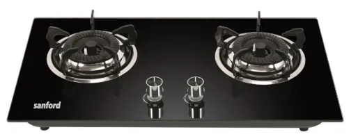 sanford موقد غاز زجاجي 2 شعلة Sf5403Gc Kc