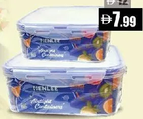 Henlee Plastic Container Set