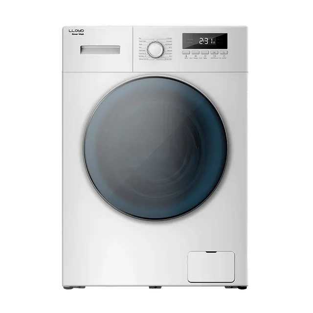 Lloyd Washing Machine, Front Load Washer, GLWF703POGWT04, White