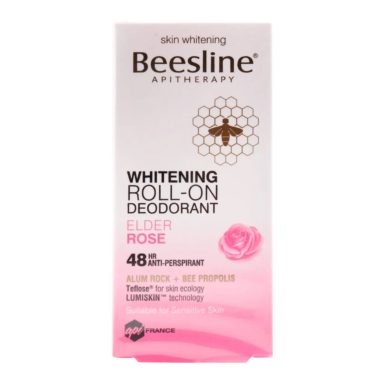 Beesline مزيل عرق رول أون مفتح بإلدر روز