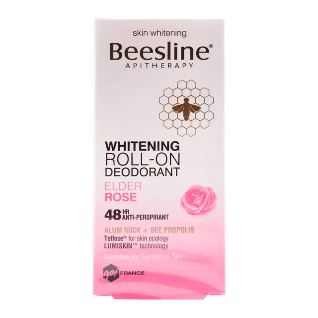 Beesline Elder Rose Whitening Deodorant Roll-On