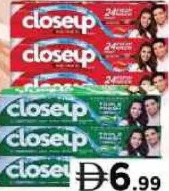 Closeup Tooth Paste Menthol / Red Hot