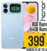 Honor Play 20 A 8 GB Ram 64 GB Rom