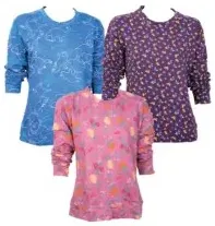 Ladies Long Sleeves T-Shirt Assorted