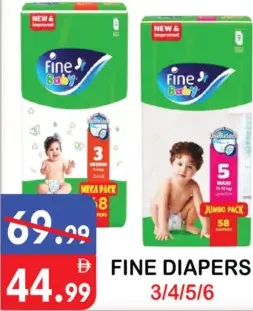 Fine Diapers 3/4/5/6