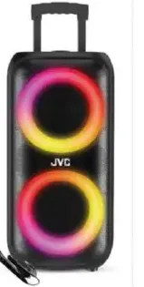 JVC مكبر صوت بعجلات