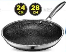 Homeway Stainless Steel Honeycomb Fry Pan HW3918