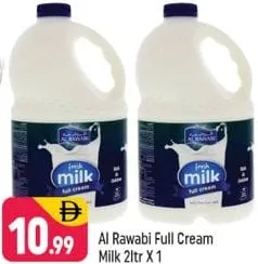 Al Rawabi Vitamin D Milk Full Fat