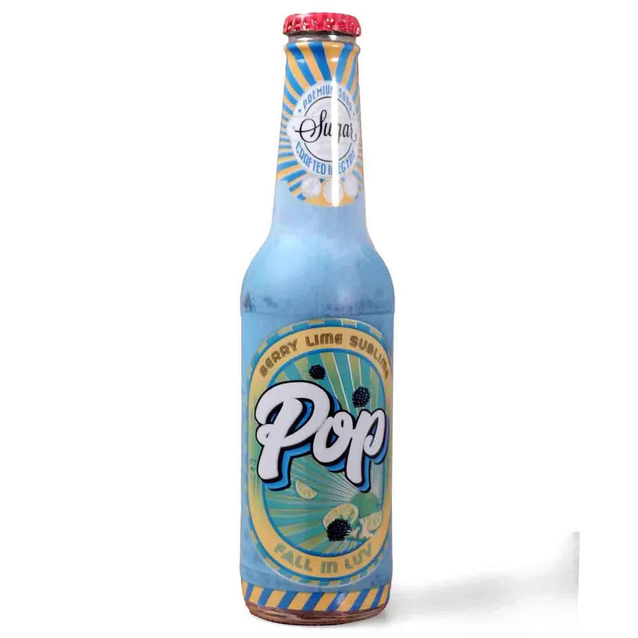 Pop صودا فاخرة بالتوت والليمون Berry Lime Sublime