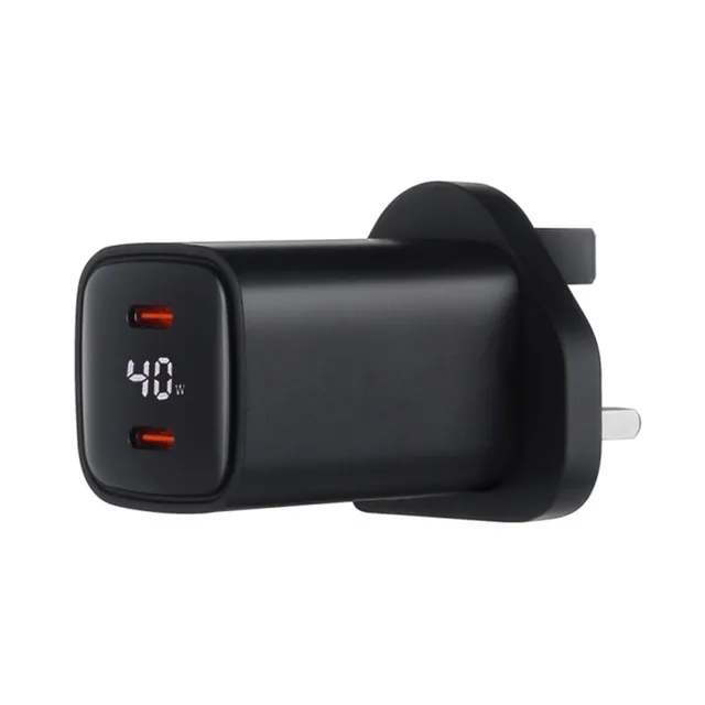 Trands Digital Display Ganfast Charger 40W AD768