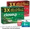 Closeup Triple Fresh Gel Toothpaste Menthol Fresh/Red Hot