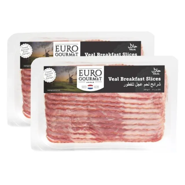 Euro Gourmet شرائح فطور من لحم العجل