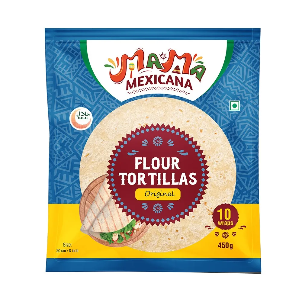 Mama Mexicana خبز تورتيا سادة 20cm - 10 Pcs