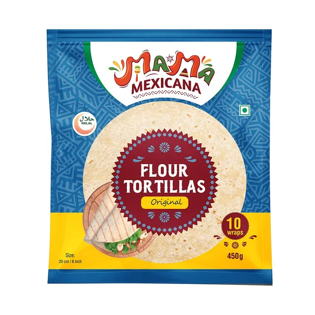 Mama Mexicana Plain Tortilla Wraps 20cm - 10 Pcs