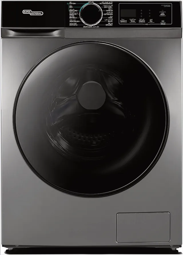 Super General Front Load Washer & Dryer Sgw12800Invcmbs