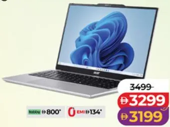 acer لابتوب Aspire Lite 15 AL15-53P، معالج Intel Core i7-1355U، ذاكرة 16GB RAM، تخزين 1TB SSD، شاشة FHD IPS SlimBezel، بنظام Windows 11 Home