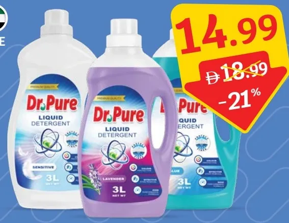 Dr. Pure Liquid Detergent Assorted
