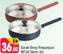 Sarah Deep Frypan With Lid