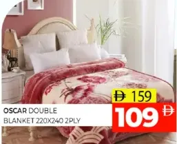 Oscar Double Blanket 2Ply