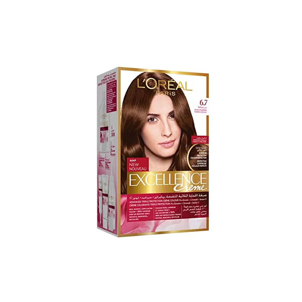 L'Oréal Excellence Crème صبغة شعر 6.7