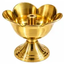 Festora brass kamal shaped diya