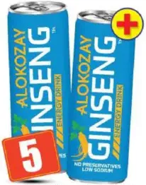Alokozay Ginseng Energy Drink Regular