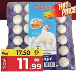 Royal Fresh Eggs White