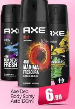 Axe بخاخ للجسم مشكل