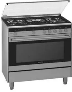 Siemens iQ700 Free-standing Gas Cooker HQ738357M, Stainless Steel