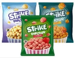 Strike Popcorn Strawberry/caramel/Sweet & Salty