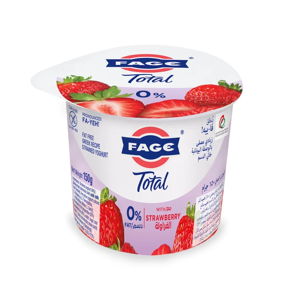 Fage Total زبادي بالفراولة 0% دسم