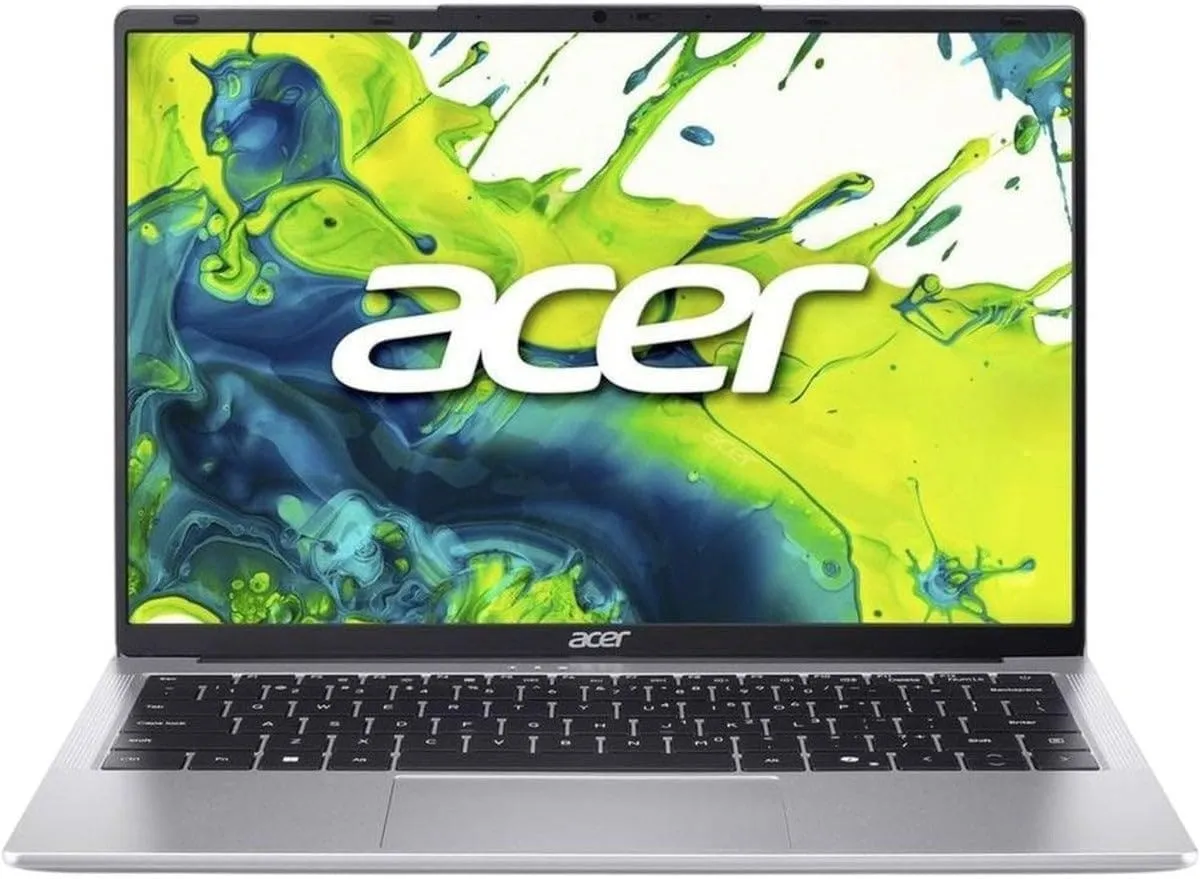 Acer لابتوب Aspire Lite AL16 بمعالج Intel Core i7-1355U، رام 16GB DDR5، تخزين 512GB NVMe SSD، شاشة 16 بوصة WUXGA IPS، رسومات Intel UHD المدمجة، فضي، Windows 11 لوحة مفاتيح إنجليزية-عربية
