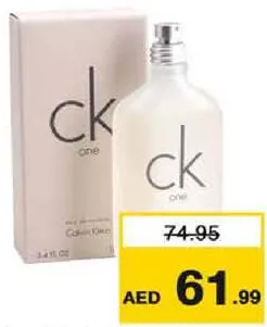 Calvin Klein One Men's Edt Spray