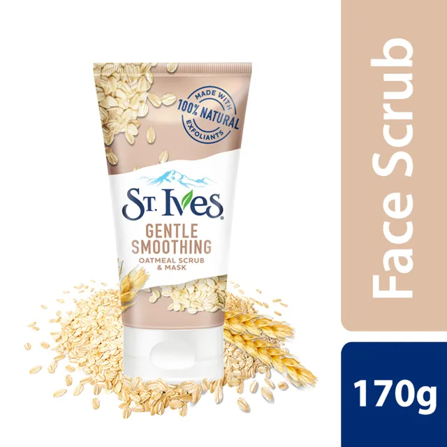 St. Ives Nourished And Smooth Oatmeal Face Scrub And Mask