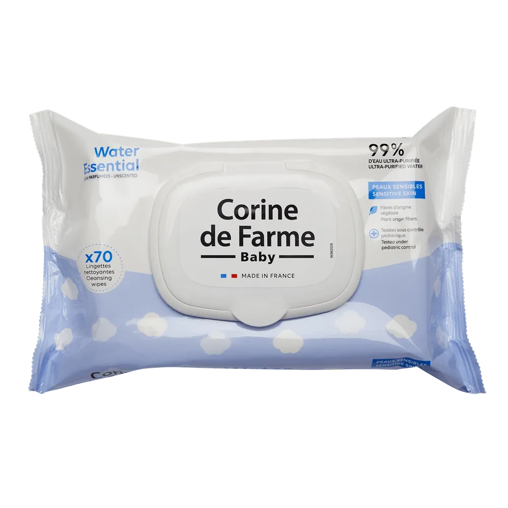 Corine De Farme مناديل مائية أساسية للأطفال - 70's