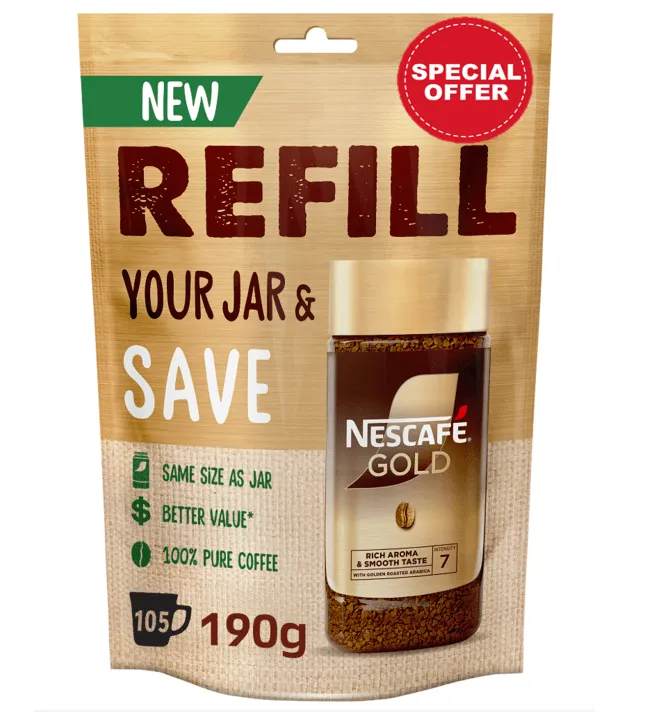 Nescafe كيس ذهبي