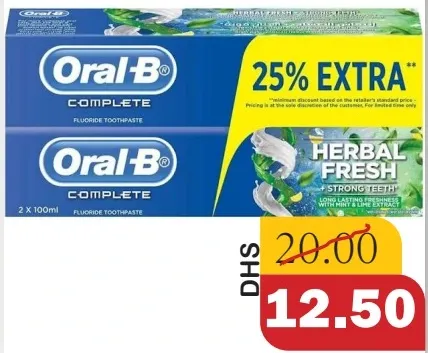 Oral-B Complete Toothpaste