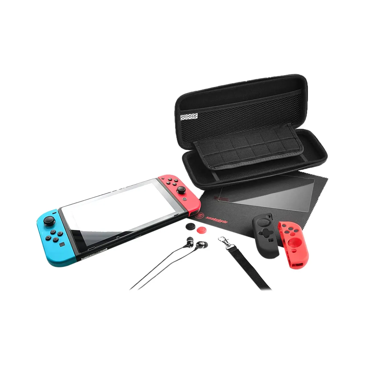snakebyte طقم بداية Pro لجهاز Nintendo Switch باللون الأسود