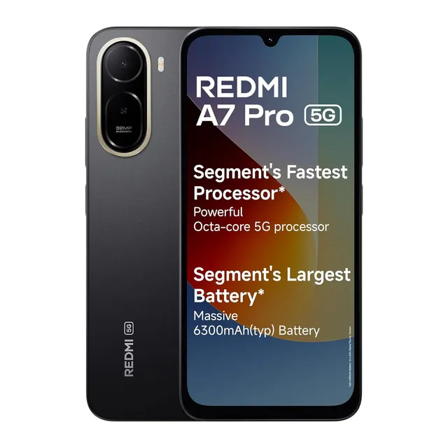 xiaomi Redmi A7 Pro Dual Sim 4GB RAM 128GB 5G Black- Indian Version