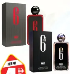 Tri عطور 6Pm أسود/أحمر
