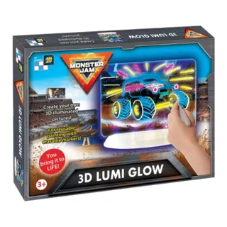 Monster Jam إضاءة Lumi Glow، متعدد الألوان، 3439