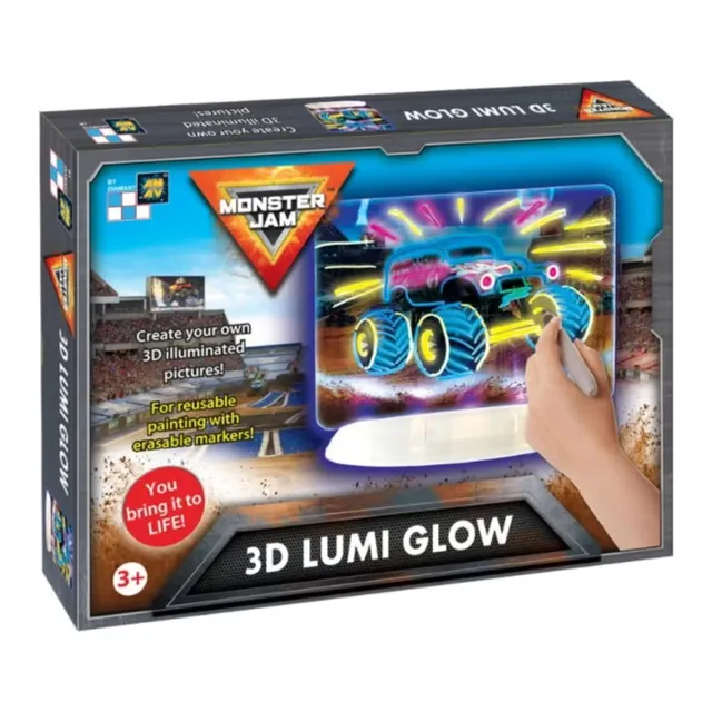 Monster Jam Lumi Glow, Multicolor, 3439