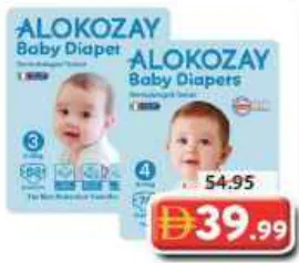Alokozay Baby Diapers Size Assorted
