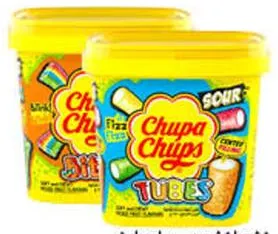 Chupa Chups تشوبا تشوبس ساور بايت نكهات فواكه متنوعة