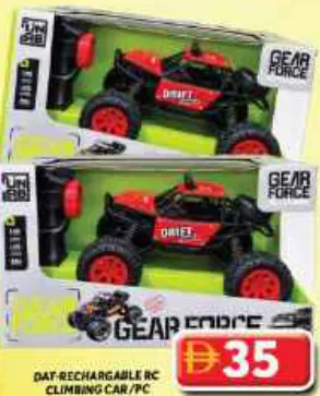 Gear Force Rechargeable Rc Climbing Car