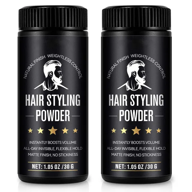 Calelon Texture Powder for Men(1.05oz of 2Pack, Hair Styling Powder, Natural Look - Matte Texture Long-lasting Hold- Easy to Apply, non-Greasy