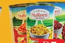 NuReen Red Kidney Beans / Baked Beans / Chick Peas