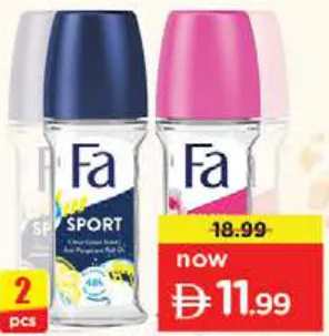 Fa Roll On Aqua & Pink Passion