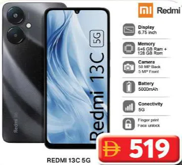 Redmi 13C 6+6 GB Ram 128 GB Rom