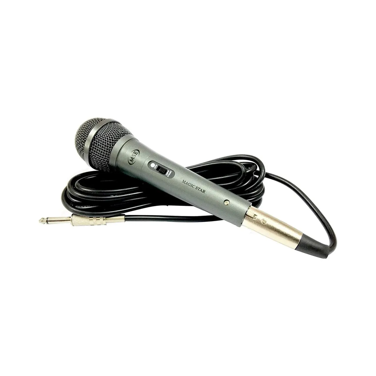 Magic Sing ميكروفون كاريوكي سلكي MSE Magic Star LH-210 فضي